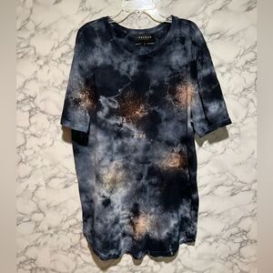 PacSun Men's Scallop Fit Tie Dye Short Sleeve Tee Sz M